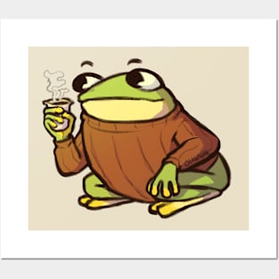 Sweater Frog Posters and Art